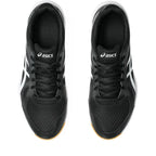 Asics Upcourt 6 - Black/White - Heren Hockeyschoen