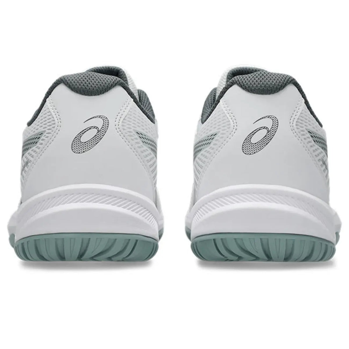 Asics Upcourt 6 - White/Steel Grey - Heren Hockeyschoen