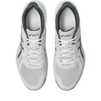 Asics Upcourt 6 - White/Steel Grey - Heren Hockeyschoen