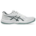 Asics Upcourt 6 - White/Steel Grey - Heren Hockeyschoen