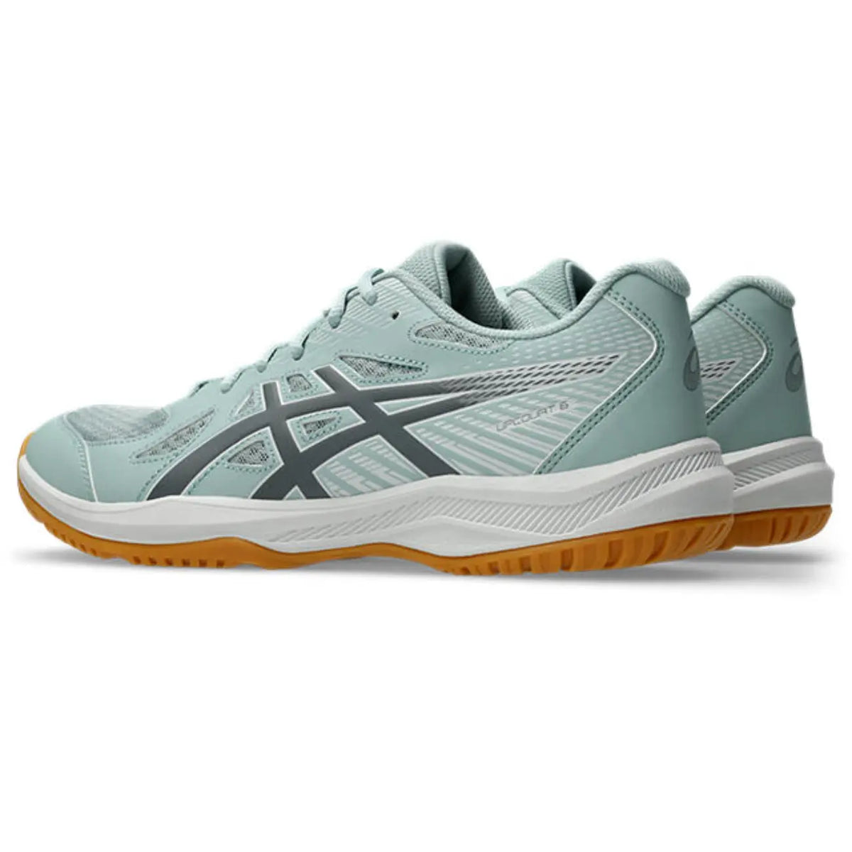 Asics Upcourt 6 - Ocean Haze/Steel Grey - Heren Hockeyschoen