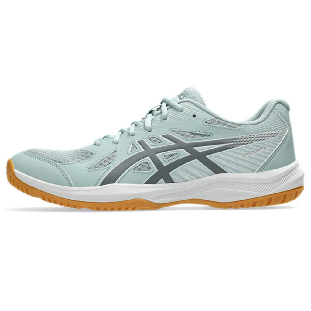 Asics Upcourt 6 - Ocean Haze/Steel Grey - Heren Hockeyschoen