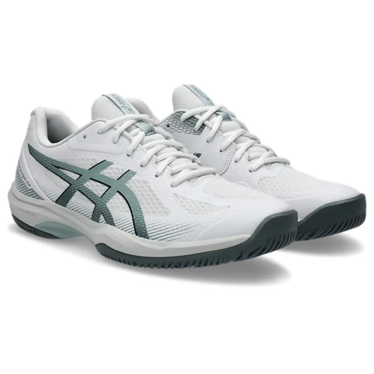Asics Court Hunter FF - White/Ocean Haze - Heren Hockeyschoen