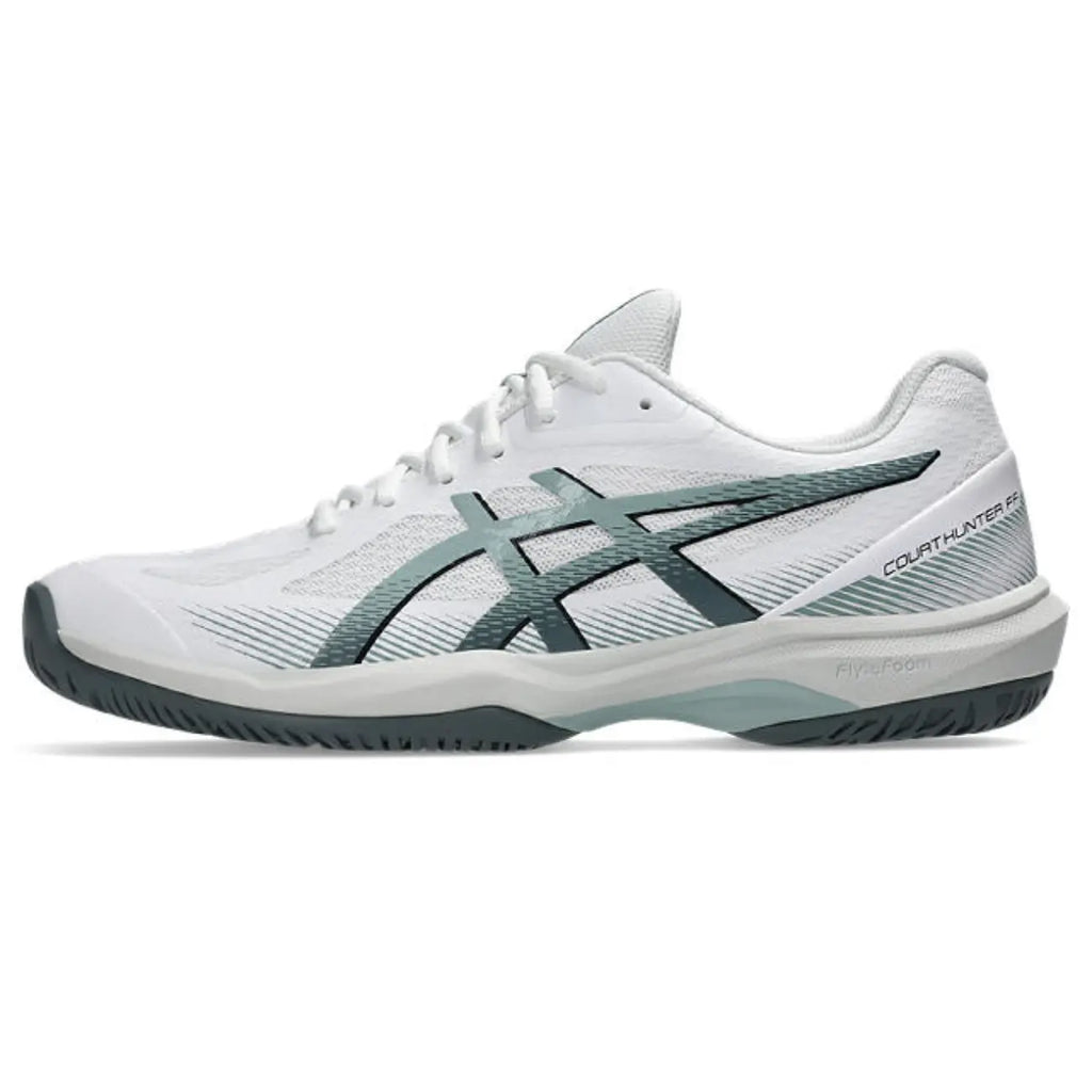 Asics Court Hunter FF - White/Ocean Haze - Heren Hockeyschoen