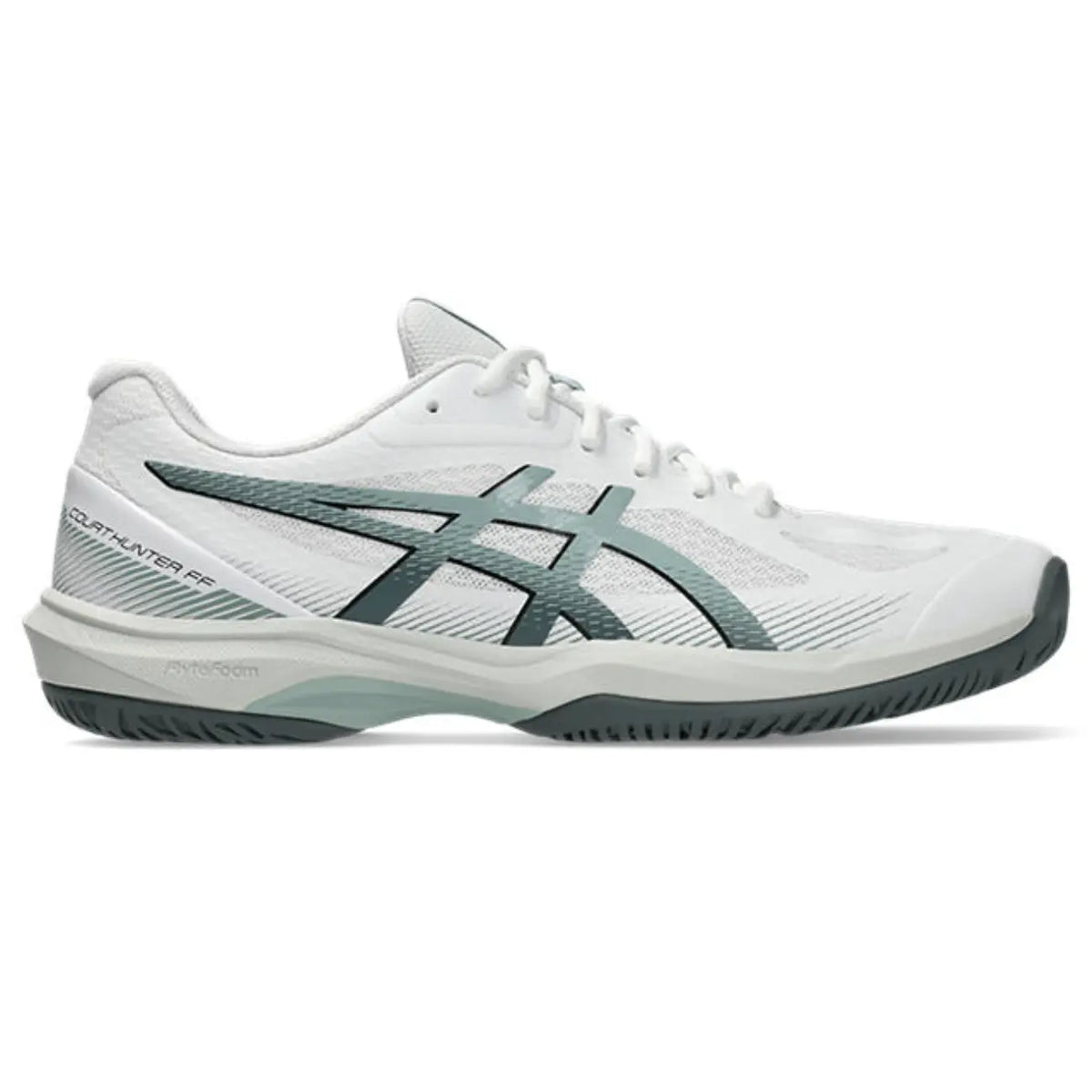 Asics Court Hunter FF - White/Ocean Haze - Heren Hockeyschoen