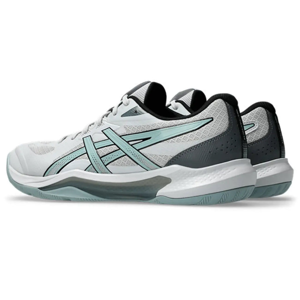 Asics GEL-Tactic 13 - Concrete/Ocean Haze - Heren Hockeyschoen
