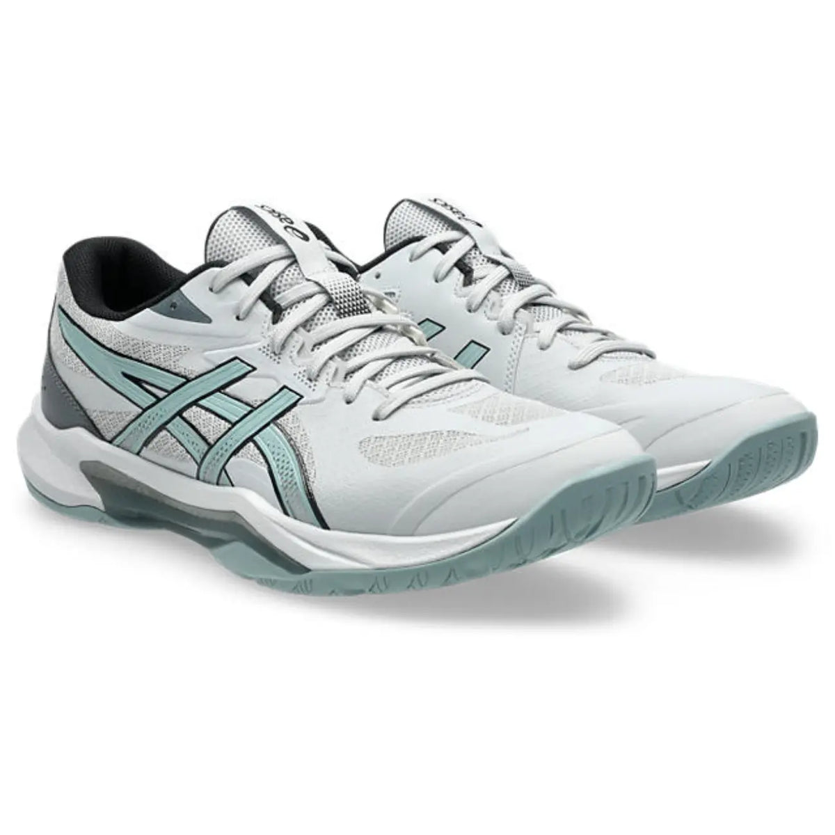 Asics GEL-Tactic 13 - Concrete/Ocean Haze - Heren Hockeyschoen