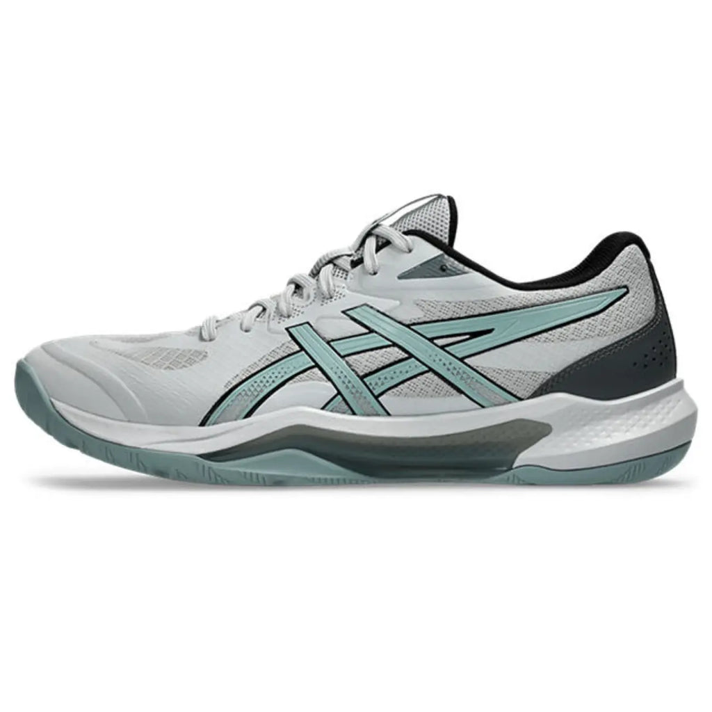 Asics GEL-Tactic 13 - Concrete/Ocean Haze - Heren Hockeyschoen