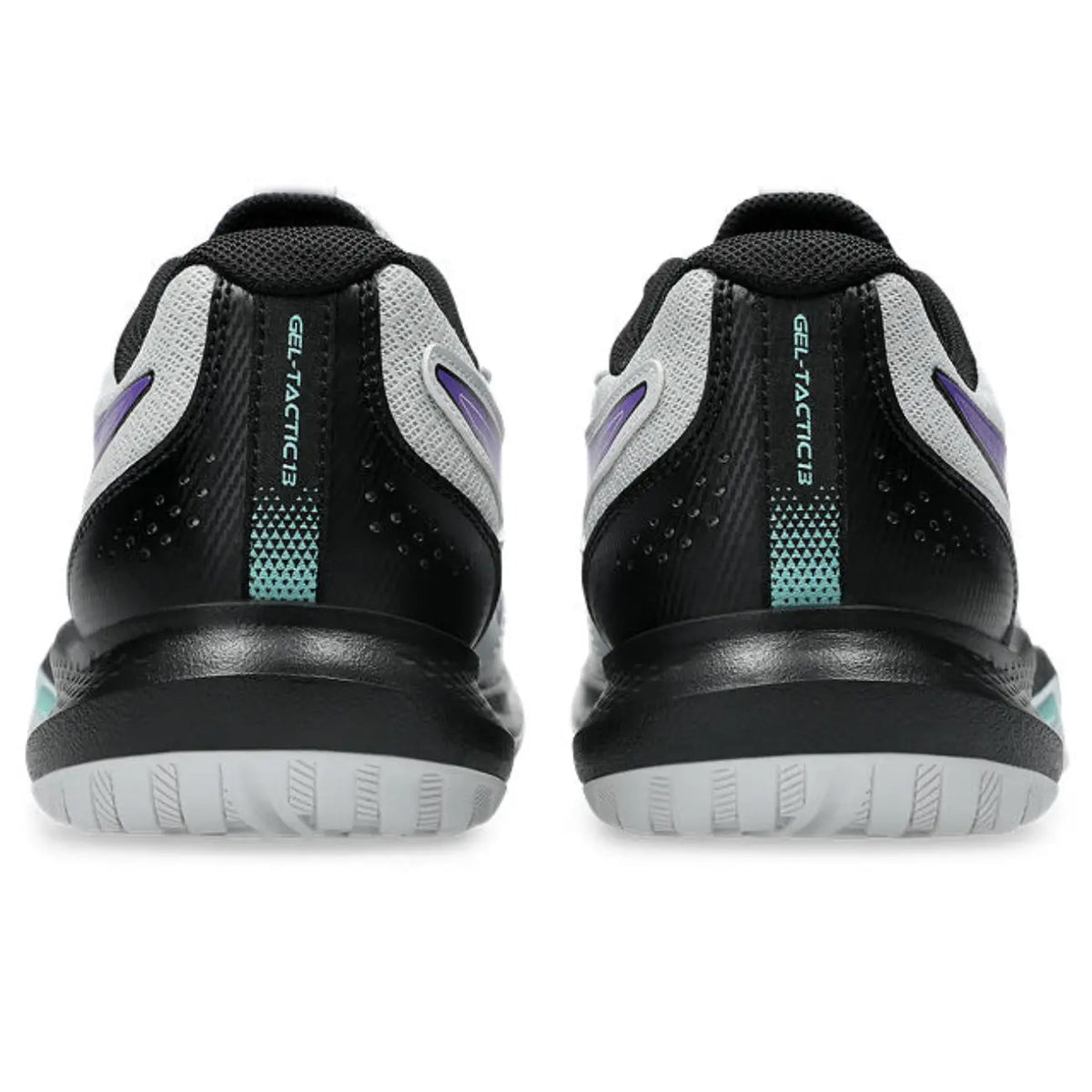 Asics GEL-Tactic 13 - Concrete/Radiant Amethyst - Heren Hockeyschoen