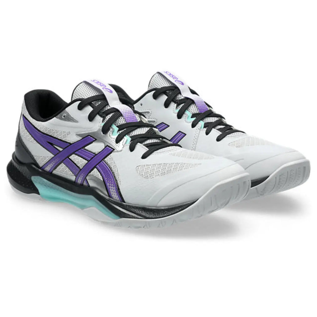 Asics GEL-Tactic 13 - Concrete/Radiant Amethyst - Heren Hockeyschoen