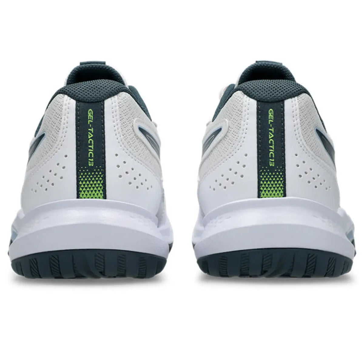 Asics GEL-Tactic 13 - White/Raw Indigo - Heren Hockeyschoen