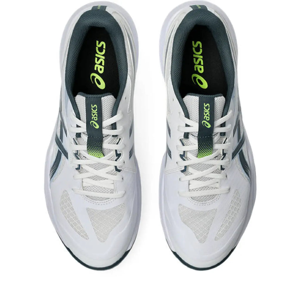 Asics GEL-Tactic 13 - White/Raw Indigo - Heren Hockeyschoen