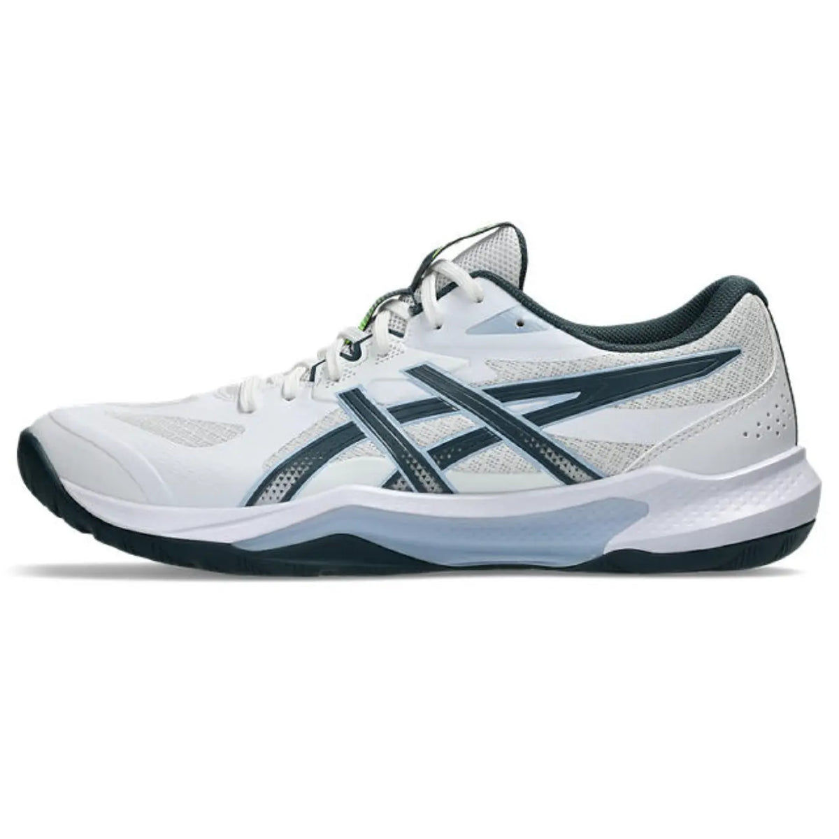 Asics GEL-Tactic 13 - White/Raw Indigo - Heren Hockeyschoen