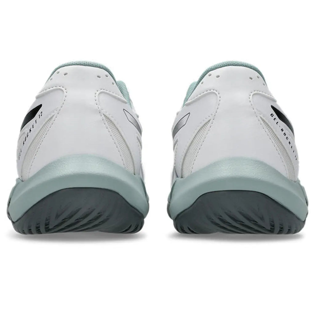 Asics GEL-Rocket 12 - White/Steel Grey - Heren Hockeyschoen