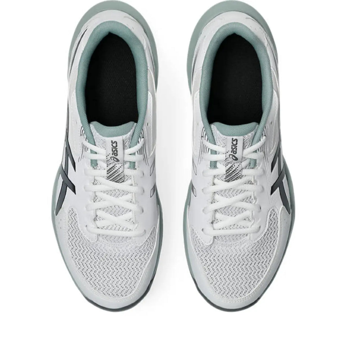 Asics GEL-Rocket 12 - White/Steel Grey - Heren Hockeyschoen