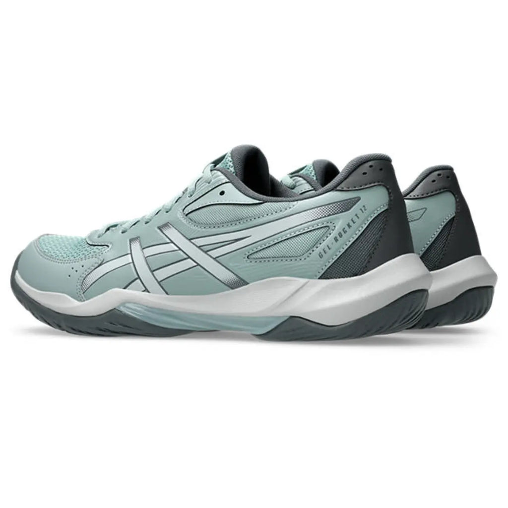 Asics GEL-Rocket 12 - Ocean Haze/Concrete - Heren Hockeyschoen