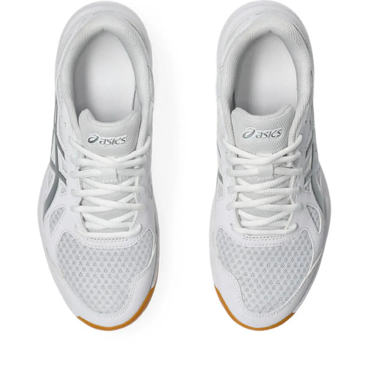 Asics Upcourt 6 - White/Pure Silver - Dames Hockeyschoen
