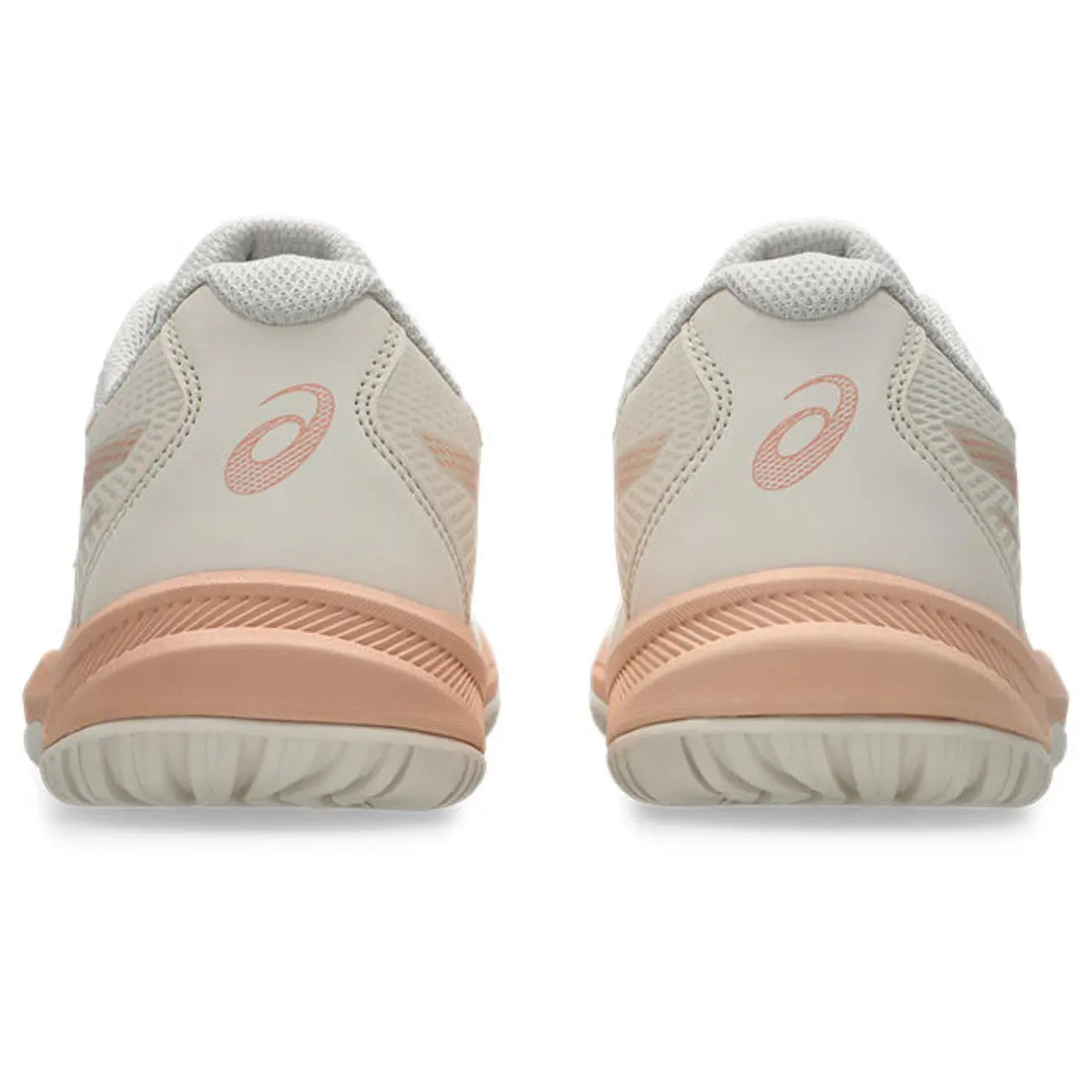 Asics Upcourt 6 - Soft Oat/Cantaloupe - Dames Hockeyschoen