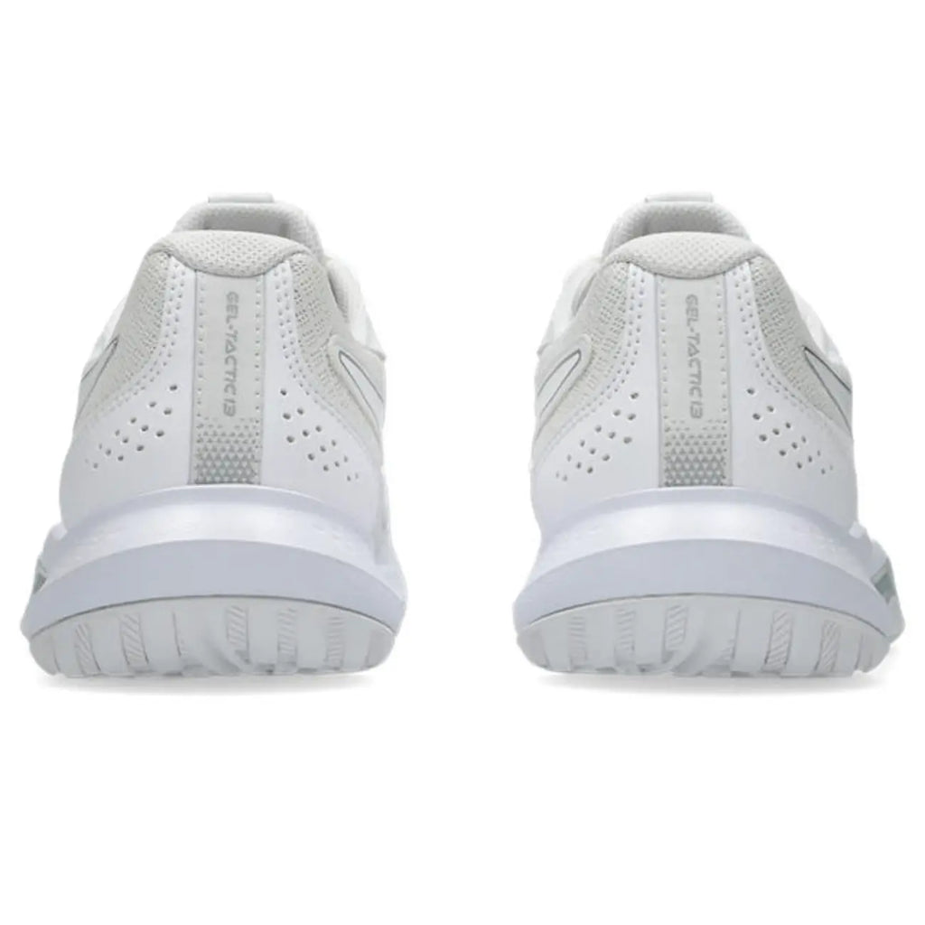 Asics GEL-Tactic 13 - White/Pure Silver - Dames Hockeyschoen