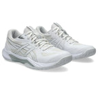 Asics GEL-Tactic 13 - White/Pure Silver - Dames Hockeyschoen