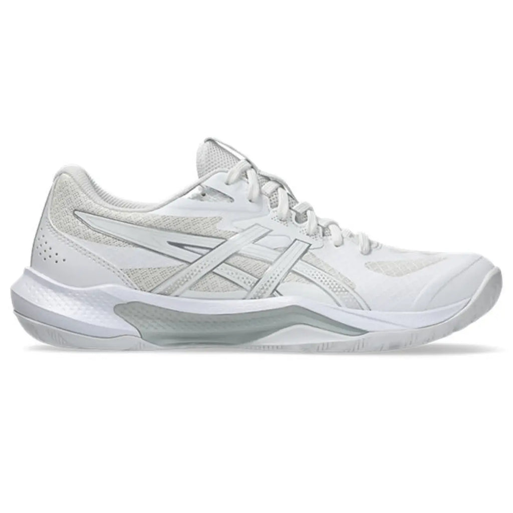 Asics GEL-Tactic 13 - White/Pure Silver - Dames Hockeyschoen