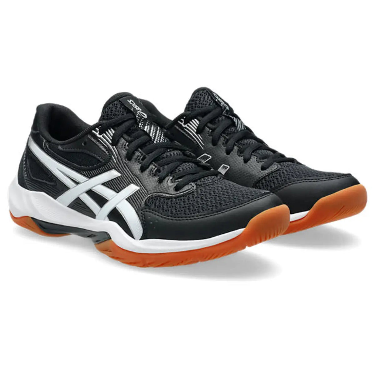 Asics GEL-Rocket 12 - Black/White - Dames Hockeyschoen