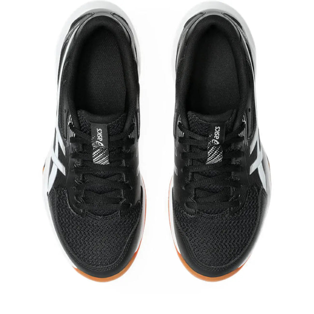 Asics GEL-Rocket 12 - Black/White - Dames Hockeyschoen