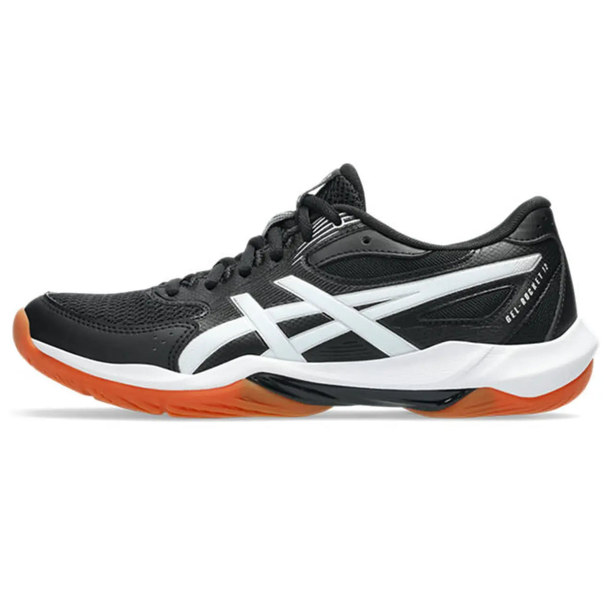 Asics GEL-Rocket 12 - Black/White - Dames Hockeyschoen