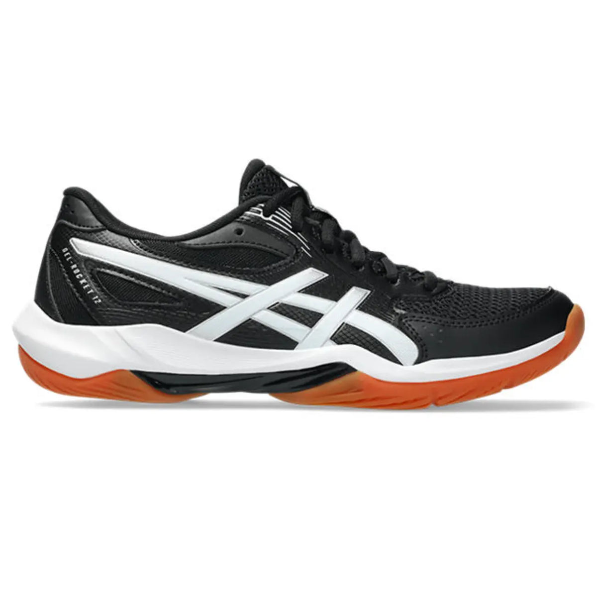 Asics GEL-Rocket 12 - Black/White - Dames Hockeyschoen