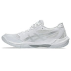 Asics GEL-Rocket 12 - White/Pure Silver - Dames Hockeyschoen