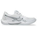 Asics GEL-Rocket 12 - White/Pure Silver - Dames Hockeyschoen