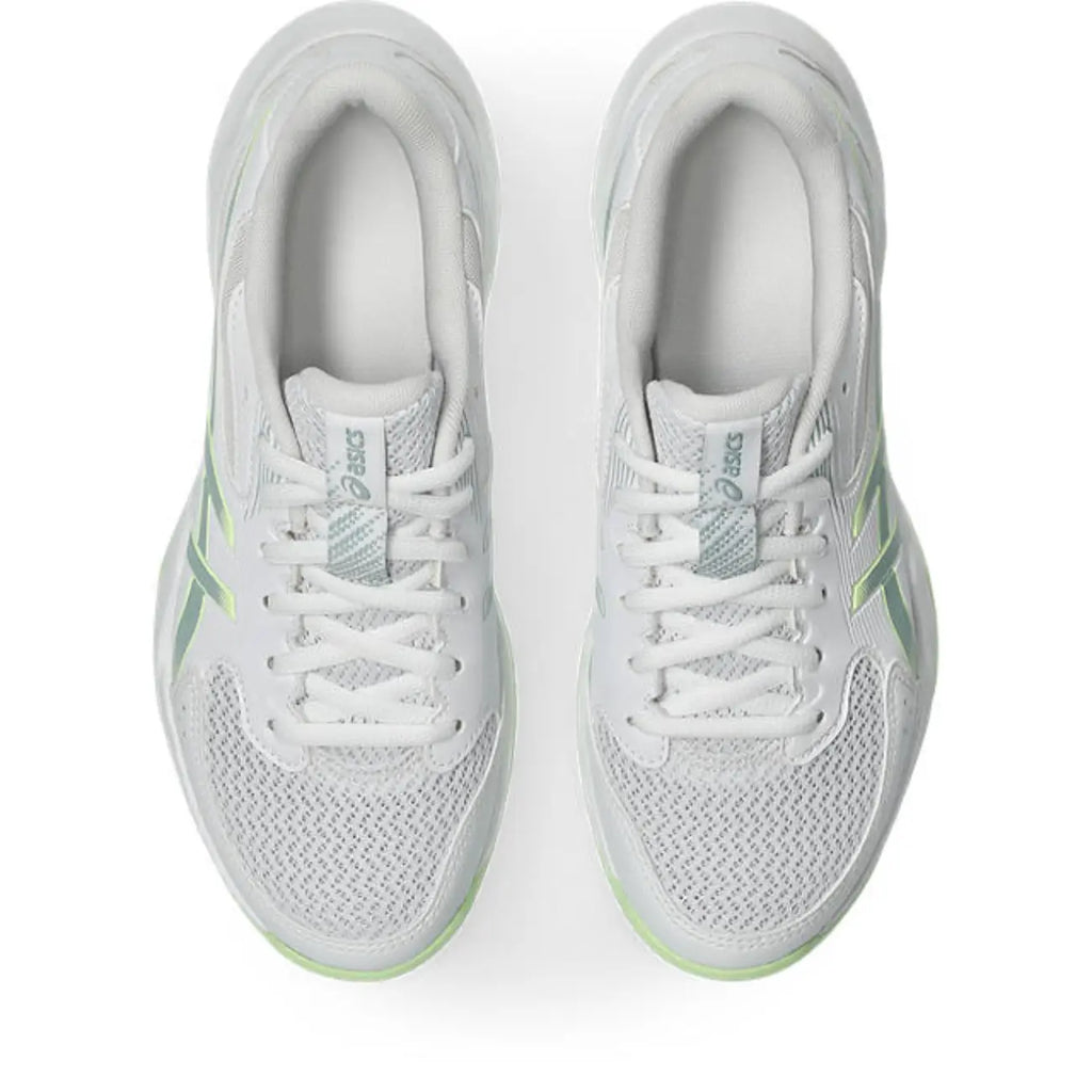 Asics GEL-Rocket 12 - White/Ocean Haze - Dames Hockeyschoen