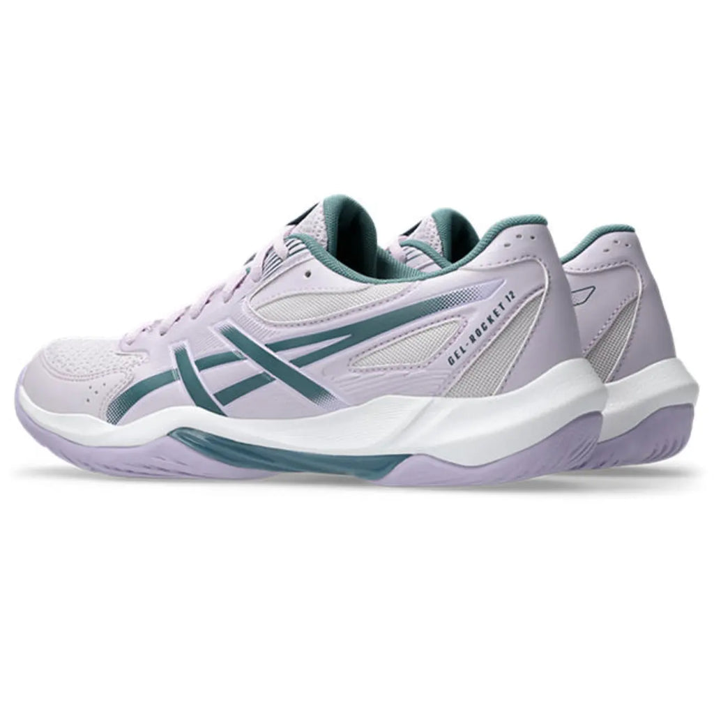 Asics GEL-Rocket 12 - Dahlia/Foggy Teal - Dames Hockeyschoen