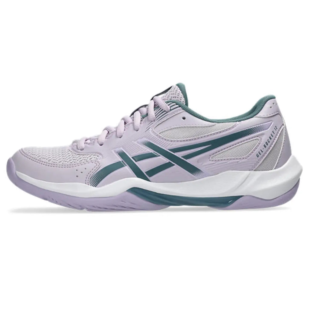 Asics GEL-Rocket 12 - Dahlia/Foggy Teal - Dames Hockeyschoen