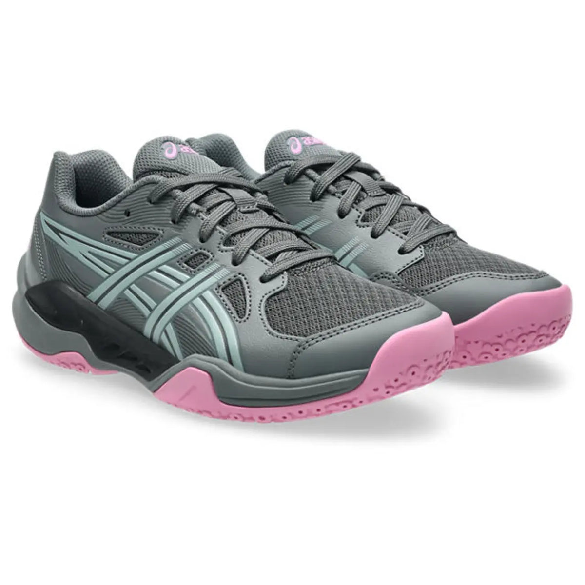 Asics GEL-Powerbreak GS - Steel Grey/Ocean Haze - Junior Hockeyschoen