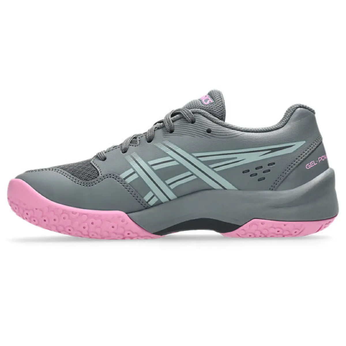 Asics GEL-Powerbreak GS - Steel Grey/Ocean Haze - Junior Hockeyschoen