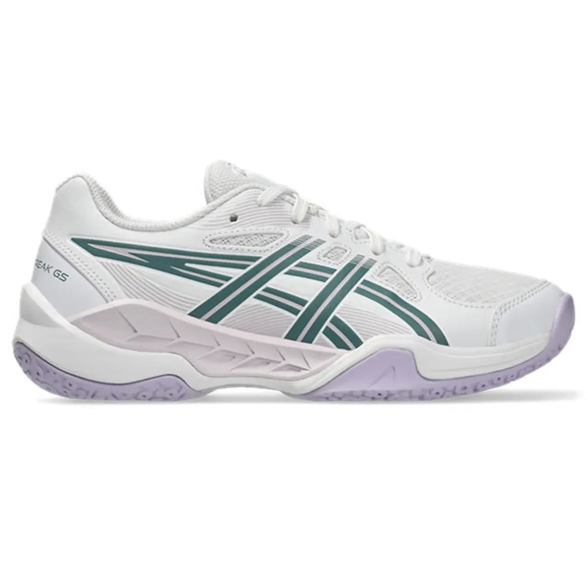 Asics GEL-Powerbreak GS - White/Foggy Teal - Junior Hockeyschoen