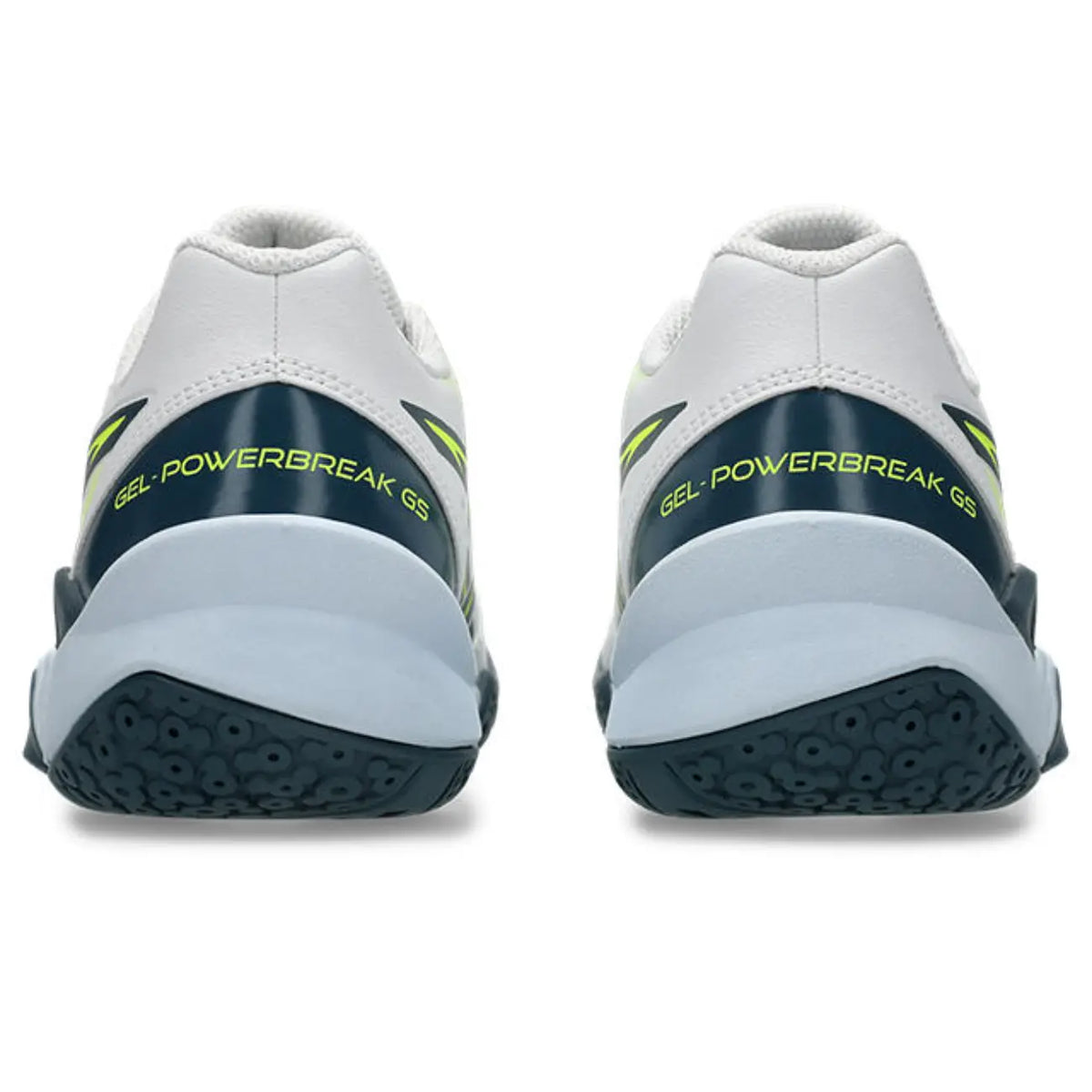 Asics GEL-Powerbreak GS - White/Raw Indigo - Junior Hockeyschoen