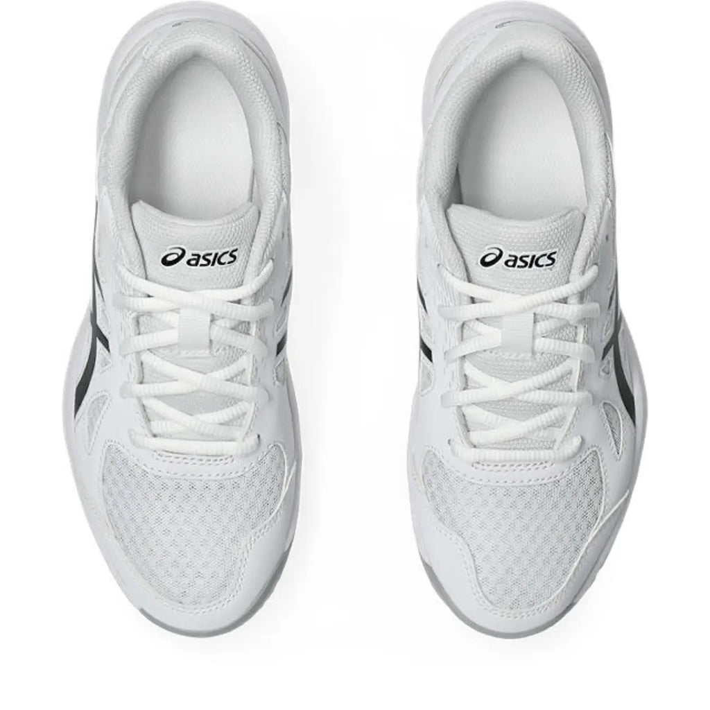 Asics Upcourt 6 GS - White/Black - Junior Hockeyschoen