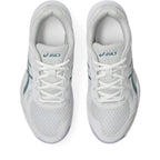 Asics Upcourt 6 GS - White/Foggy Teal - Junior Hockeyschoen