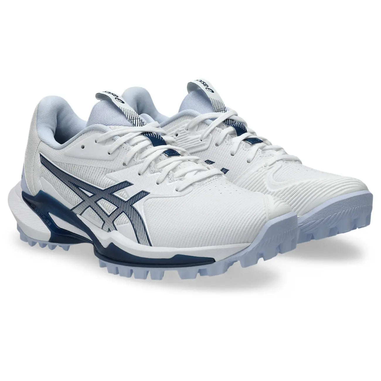 Asics Field Speed FF 2 - White/Independence Blue - Dames Hockeyschoenen