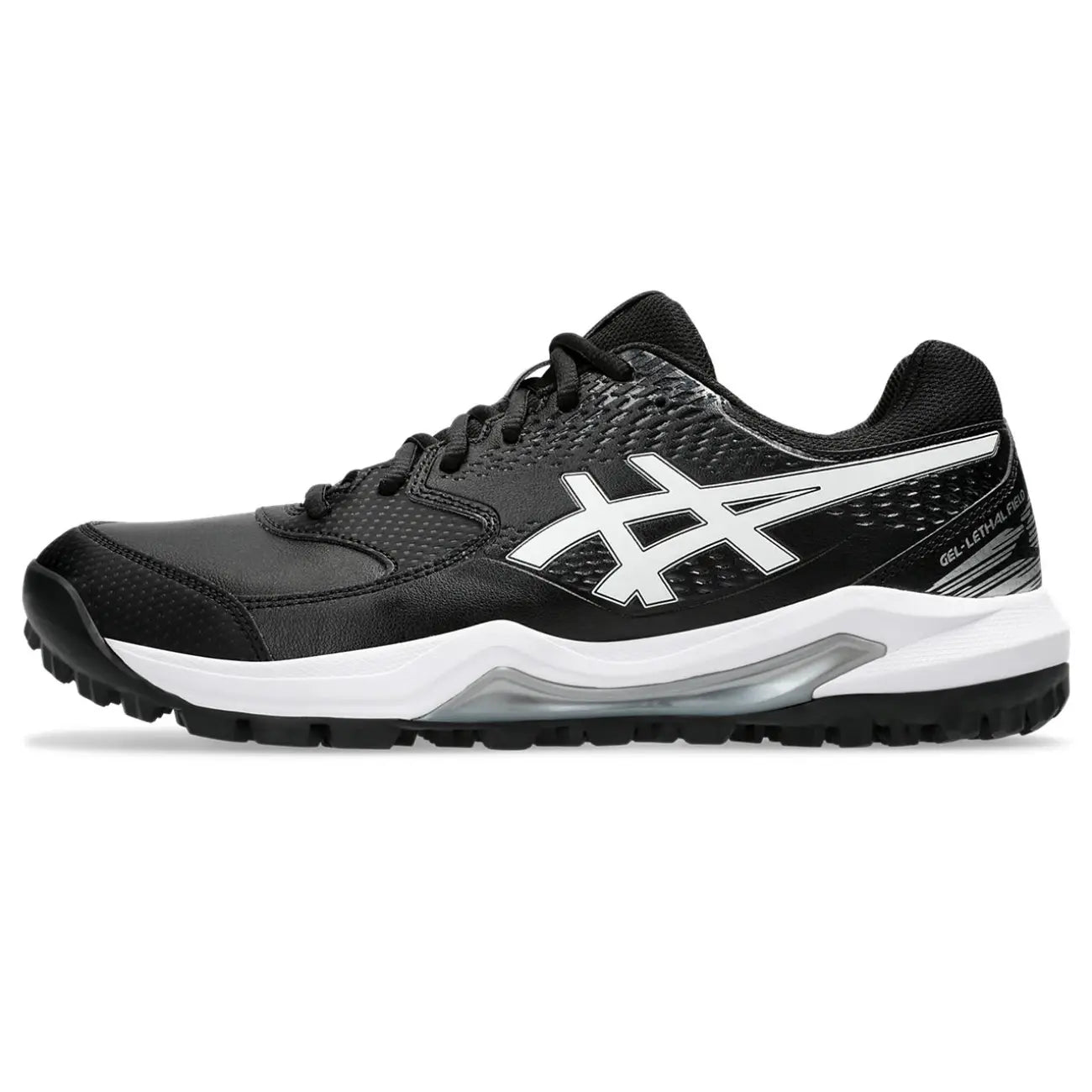 Asics GEL-Lethal Field 2 - Black/White Hockeyschoenen