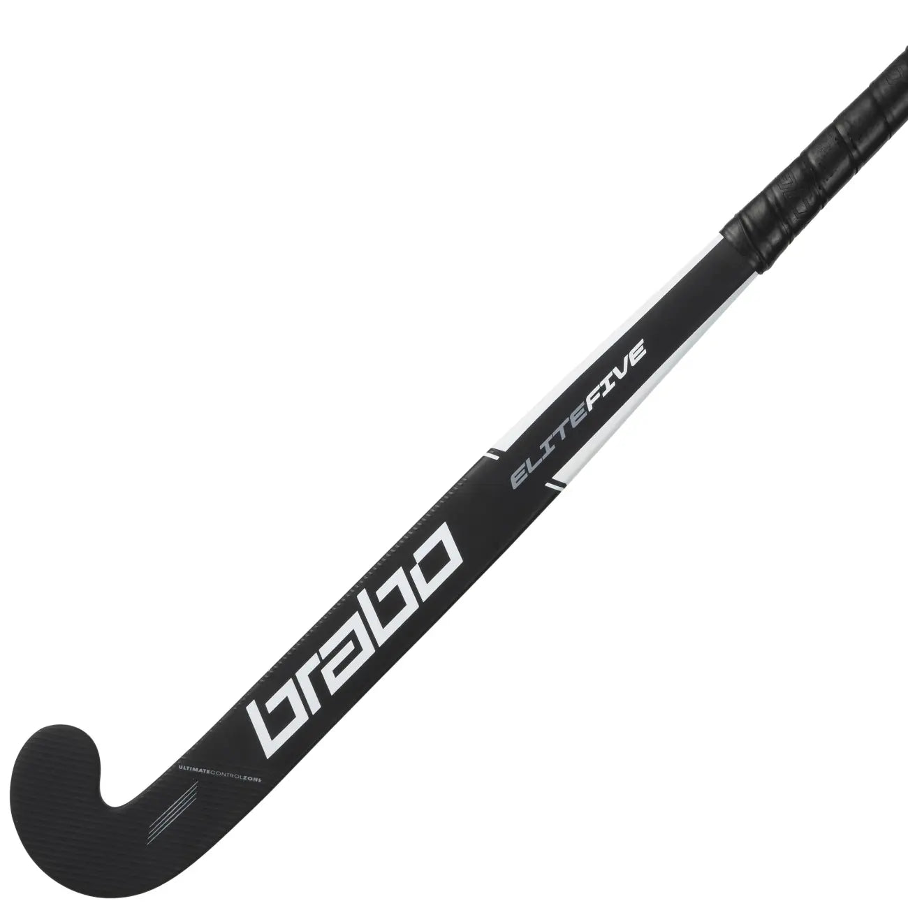 Brabo Elite Five WTB Carbon CC Bk/Wh Hockeystick