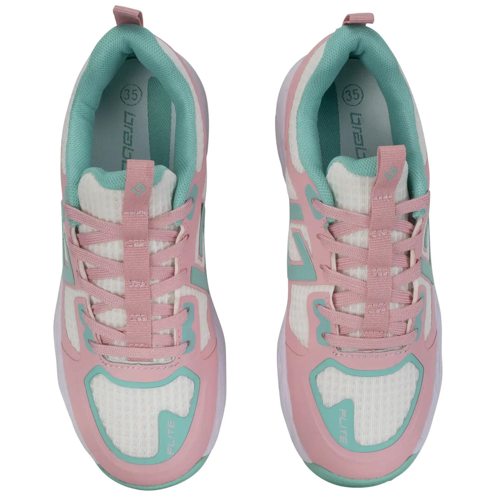 Brabo Shoe Tribute L. Pink/Aqua + Slides Hockeyschoen