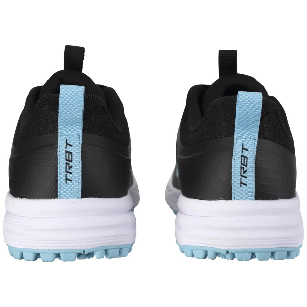 Brabo Shoe Tribute Black/L. Blue + Slide Hockeyschoen