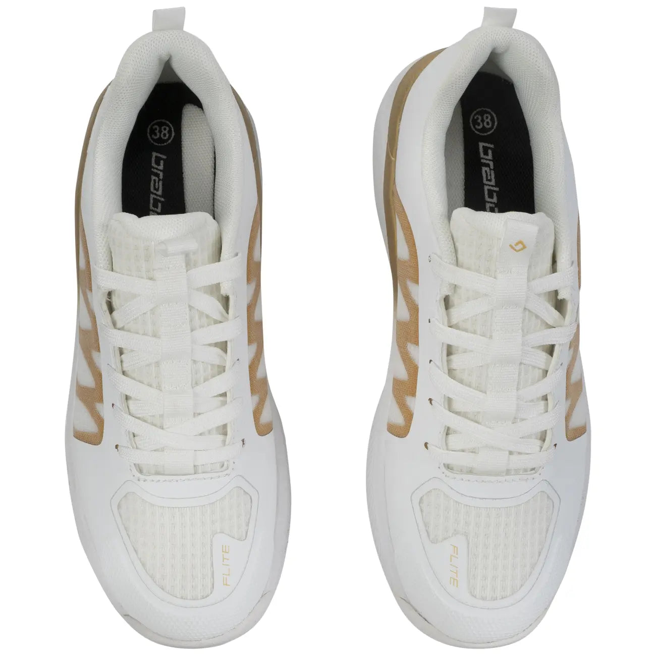 Brabo Shoe Elite White/Gold Hockeyschoen