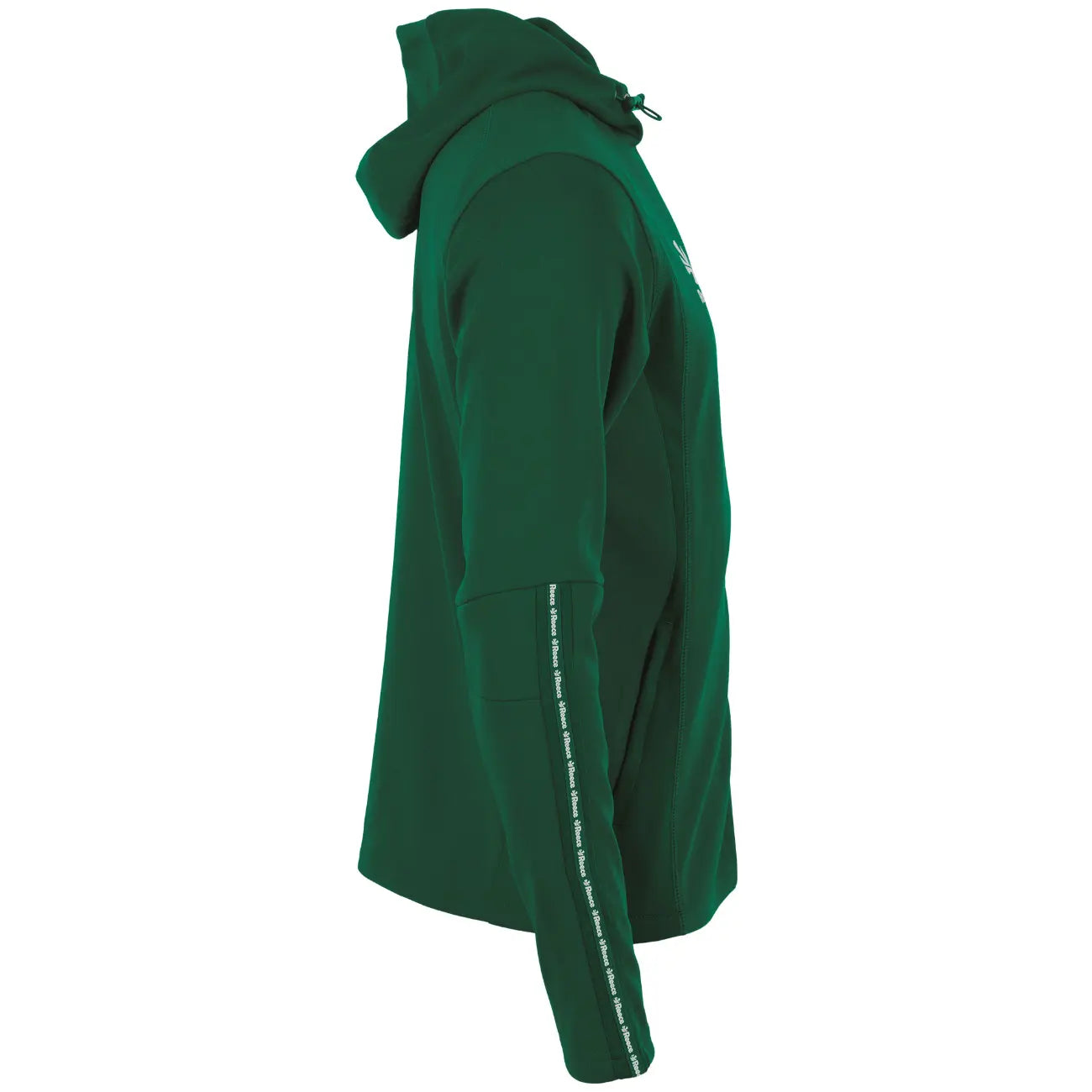 Reece Shift Hooded Full Zip Top - Bottle Green Kleding