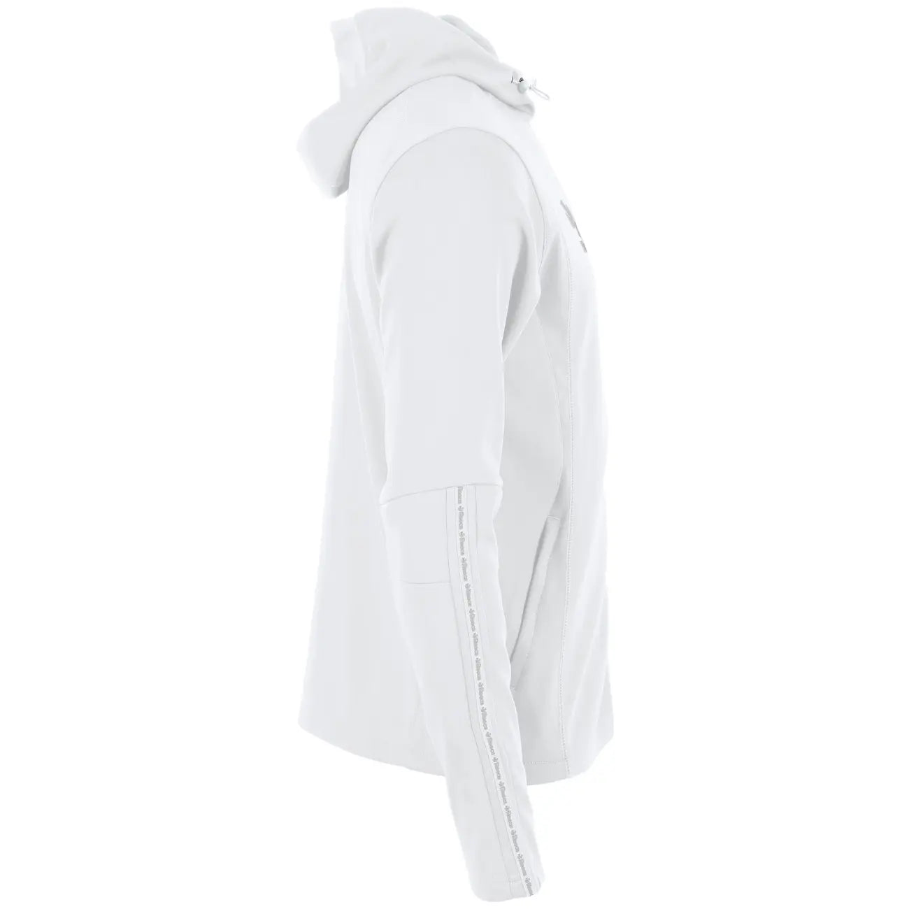 Reece Shift Hooded Full Zip Top - White Kleding