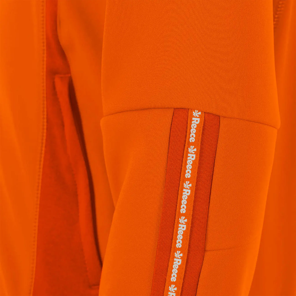 Reece Shift Hooded Full Zip Top - Orange Kleding