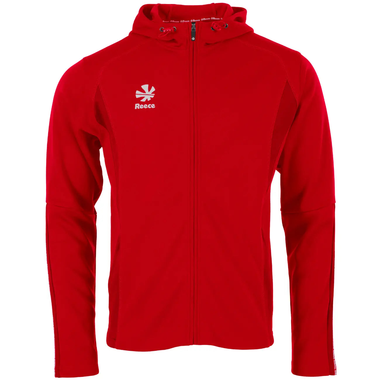 Reece Shift Hooded Full Zip Top - Red Kleding